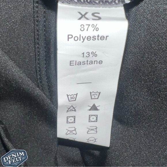 Halara Black Cut Out Crossover Hem Solid Yoga Tank Top/Shirt | NEW!! - Picture 12 of 12